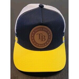 Tampa Bay Rays Trucker Hat Law Enforcement Day 7/14/24 Melonwear Blue Yellow MLB